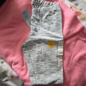 Cat & Jack Heathered Gray Kids Leggings
